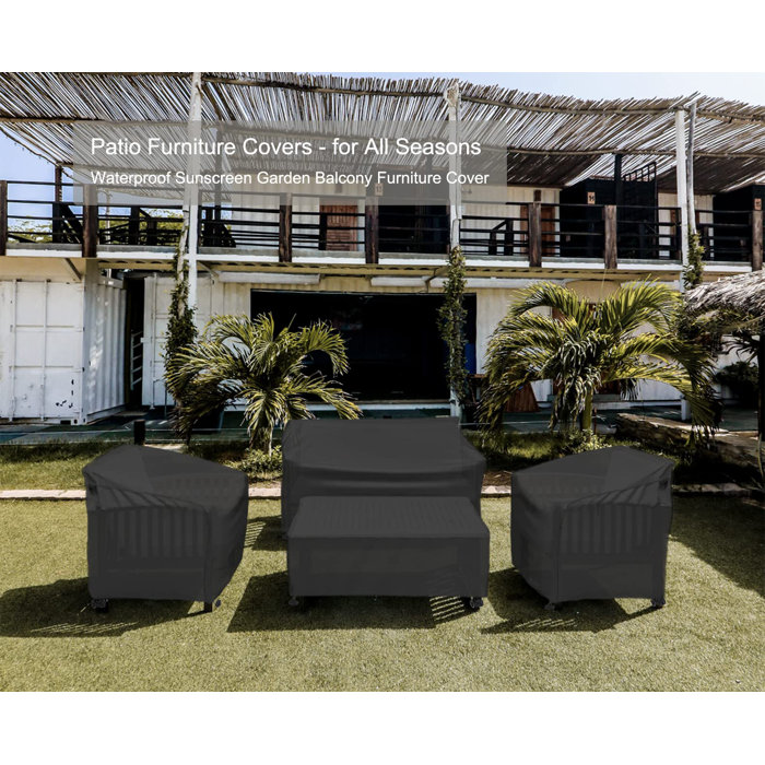 Hokku Designs Outdoor Conversation Set Cover Wayfair